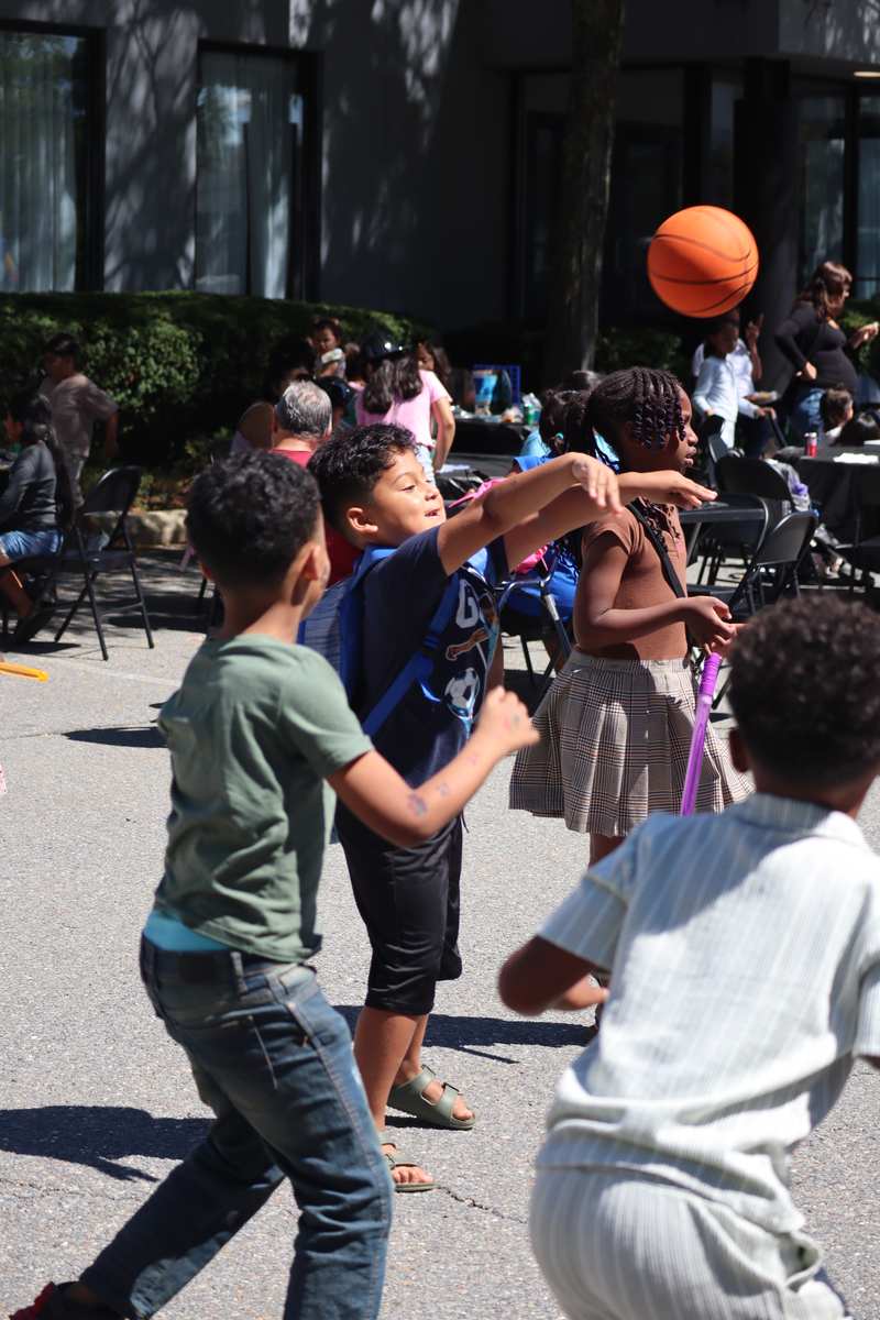 Children playing at a Revive City community event